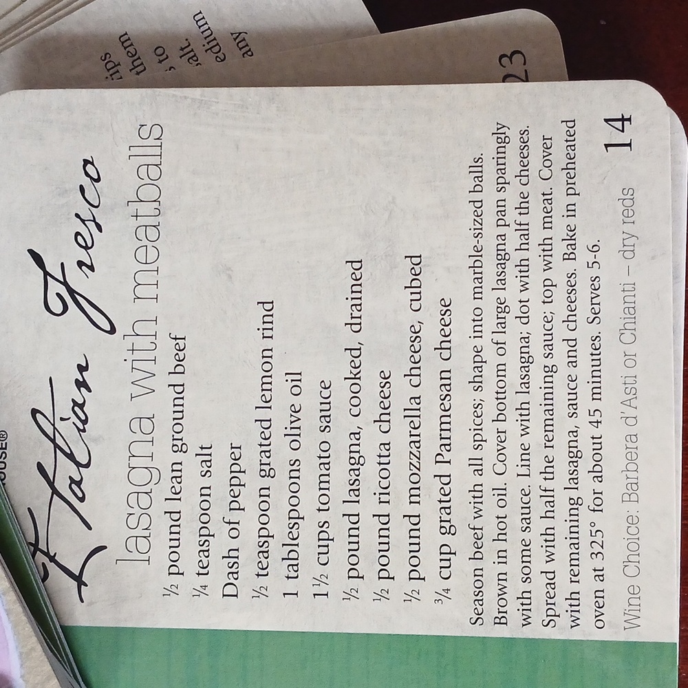 Wine & Cheese Recipe Deck Cards - Picture 10 of 16